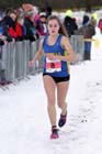 Lydia Turner (Birtley) finishing 3rd in the under-17s womens Northern Cross Country Championships.